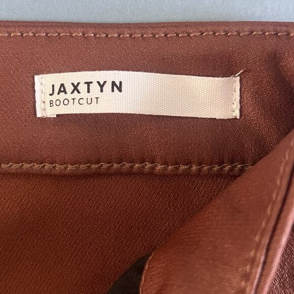 Dear John Jaxytn Cognac Brown Mid Rise Side Slit Bootcut Pants - Picture 6 of 8